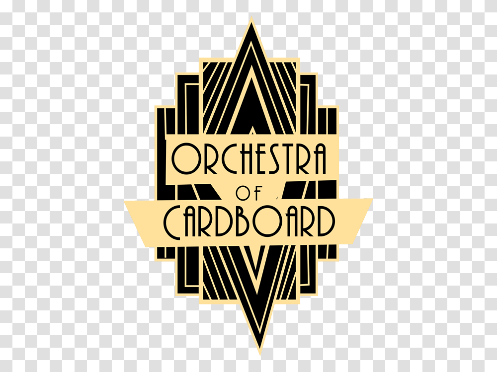 The Orchestra Of Cardboard Goldring Gulf, Text, Advertisement, Poster, Alphabet Transparent Png