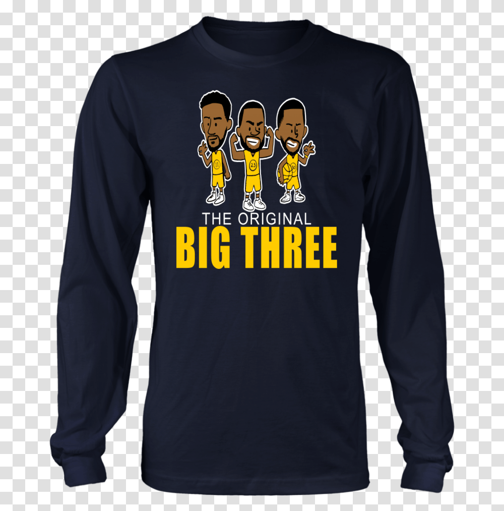 The Original Big Three Shirt Klay Thompson, Sleeve, Apparel, Long Sleeve Transparent Png