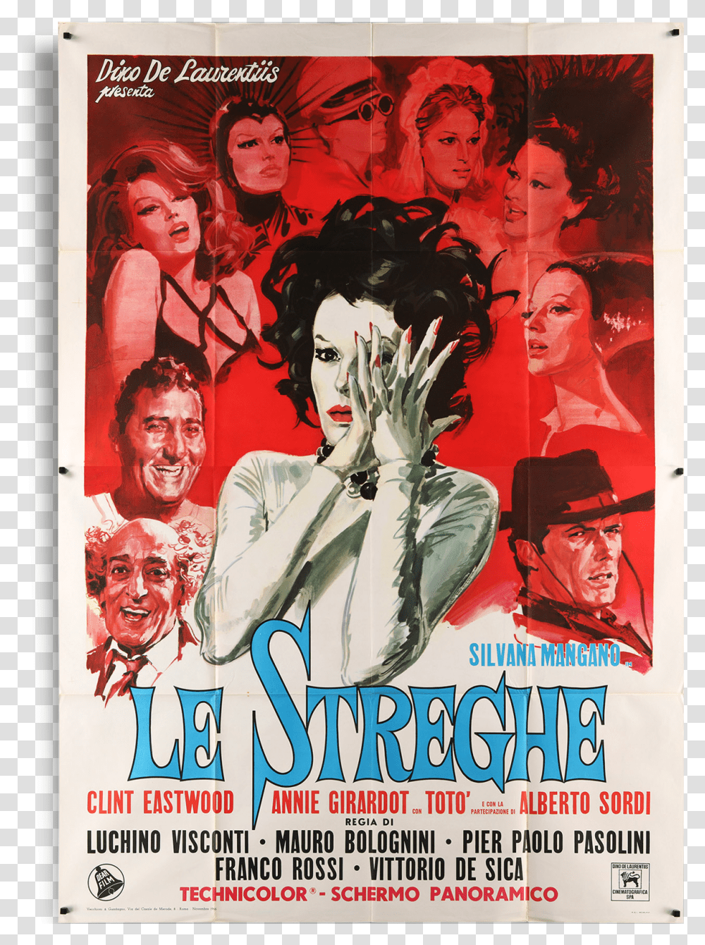 The Original Italian Witches Le Streghe 1967 Dvd Cover, Poster, Advertisement, Flyer, Paper Transparent Png