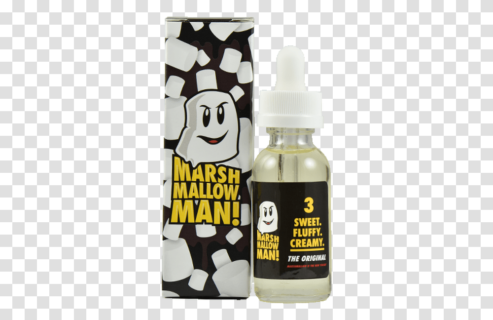 The Original Marshmallow Man Ejuice, Bottle, Cosmetics, Perfume, Aftershave Transparent Png
