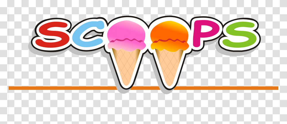 The Original Scoops Ice Cream Scoops Logo, Dessert, Food, Creme, Scissors Transparent Png