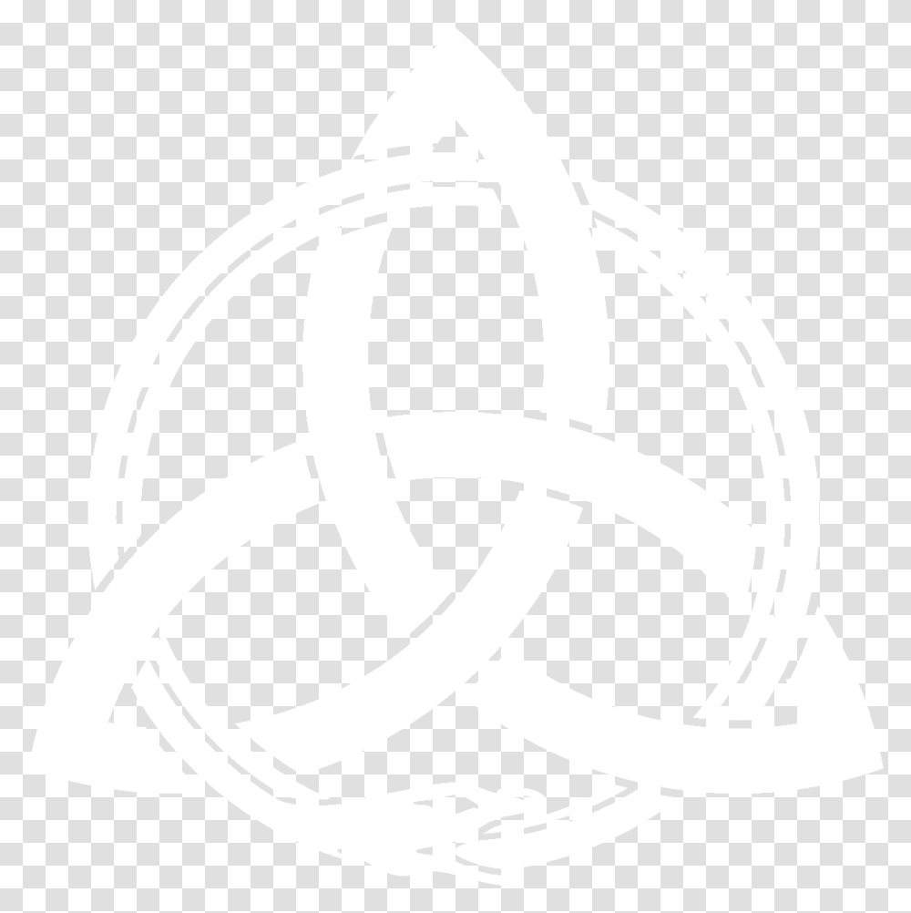 The Ouroboros Triquetra Is The Universally Recognized Sic Mundus Creatus Est Dark, Stencil, Triangle, Logo Transparent Png