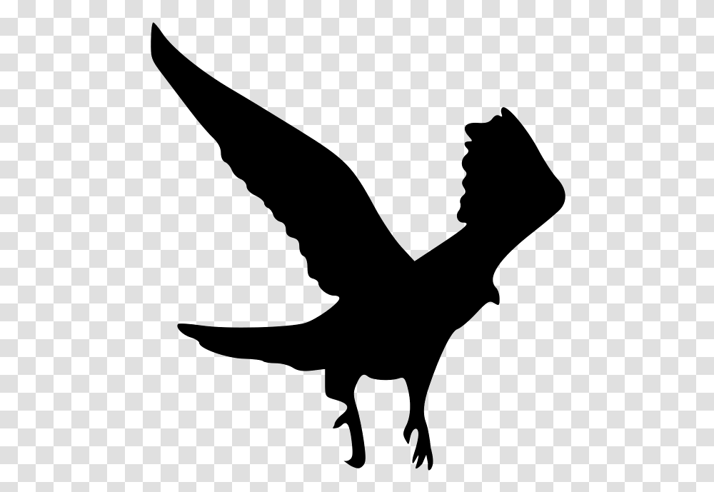 The Outline Of The Eagle Silhouette Wedge Tail Eagle, Gray, World Of Warcraft Transparent Png