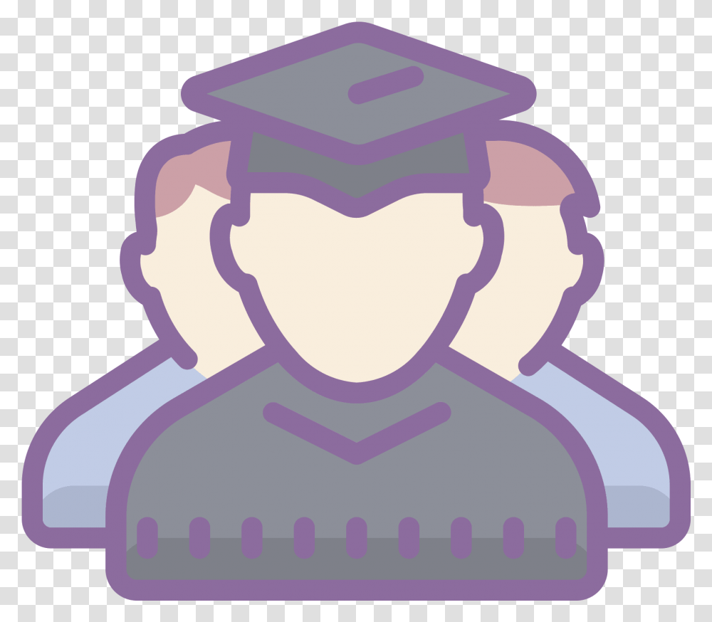 The Outline Of Two People Walking Portable Network Graphics, Graduation, Student, Label Transparent Png