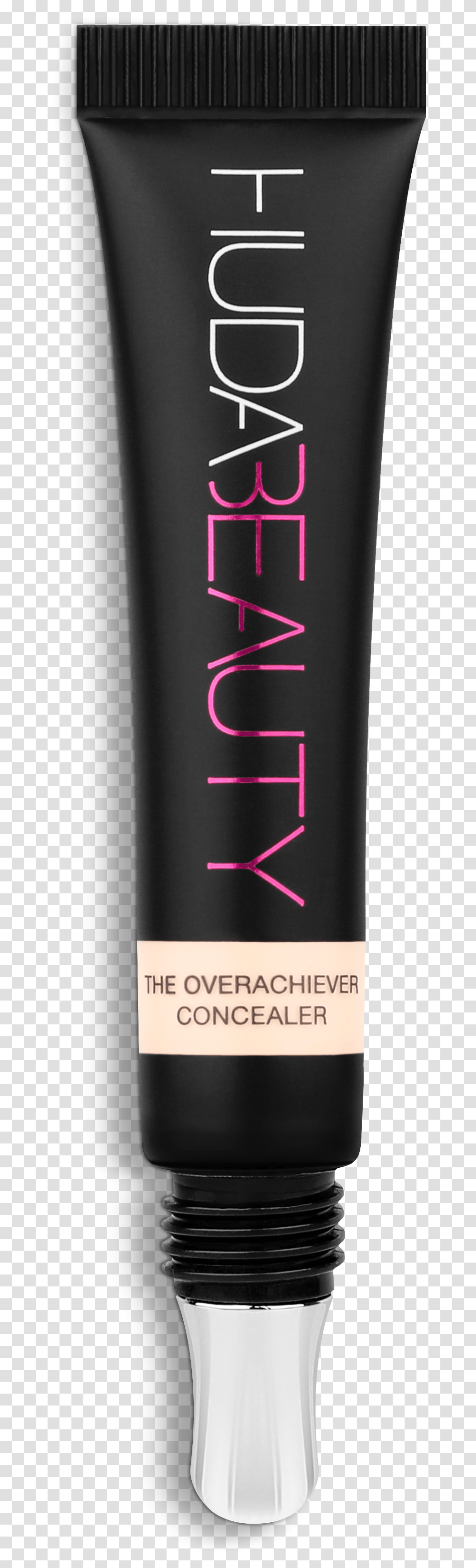 The Overachiever Concealer Hi Res Consiler Huda Beauty, Bottle, Cosmetics, Aluminium, Tin Transparent Png