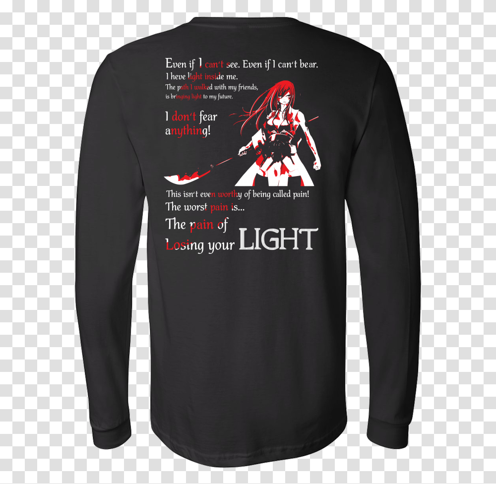 The Pain Of Losing Your Light Erza Scarlet Fairy Tail Erza, Sleeve, Apparel, Long Sleeve Transparent Png