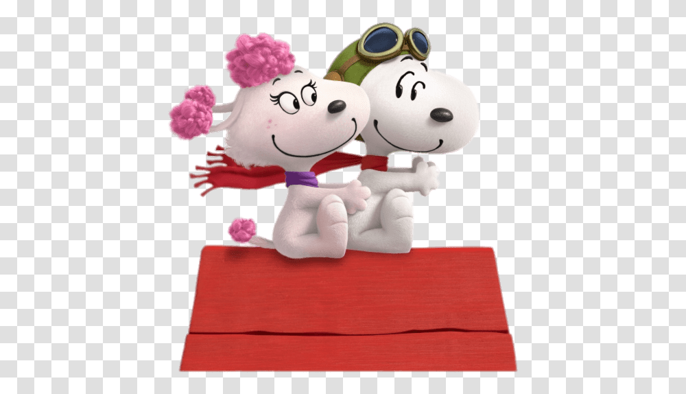 The Peanuts Movie Giveaway Peanuts Movie Snoopy And Fifi, Figurine, Snowman, Winter, Outdoors Transparent Png