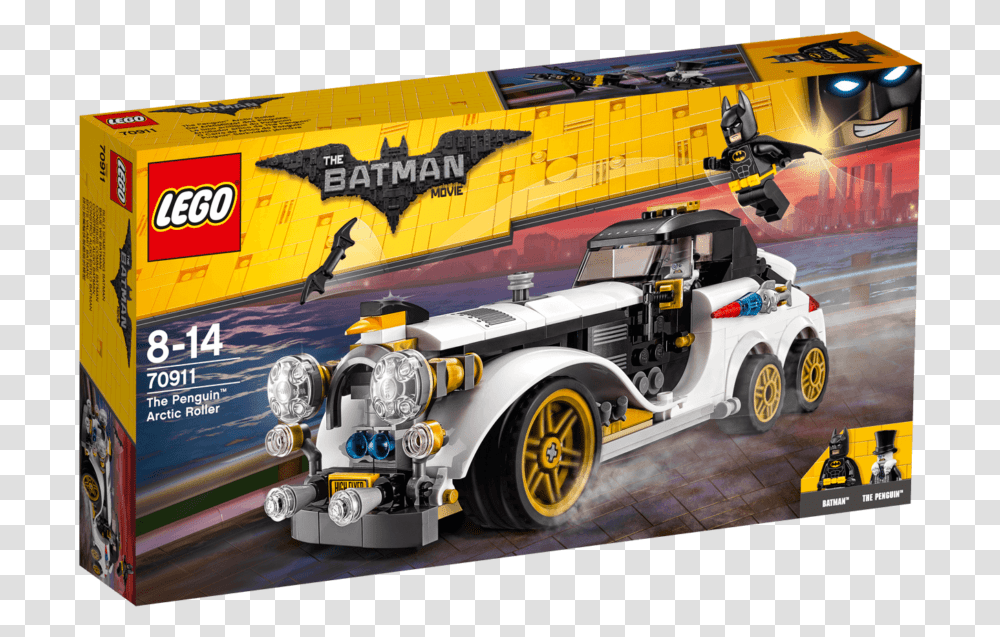 The Penguin Artic Roller Lego Batman Movie Set, Car, Vehicle, Transportation, Race Car Transparent Png