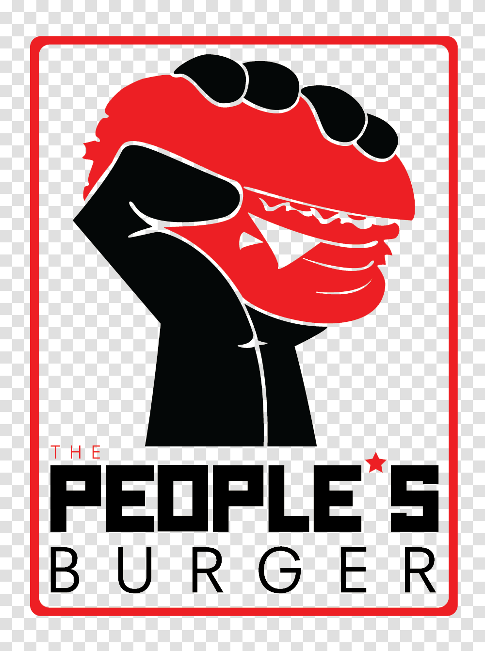 The Peoples Burger, Advertisement, Poster, Hand, Flyer Transparent Png