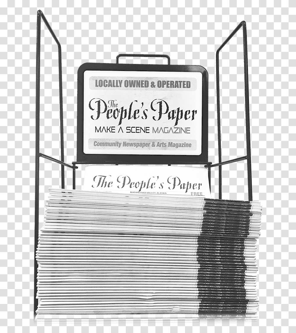 The People's Paper & Make A Scene Signage, Text, Money Transparent Png