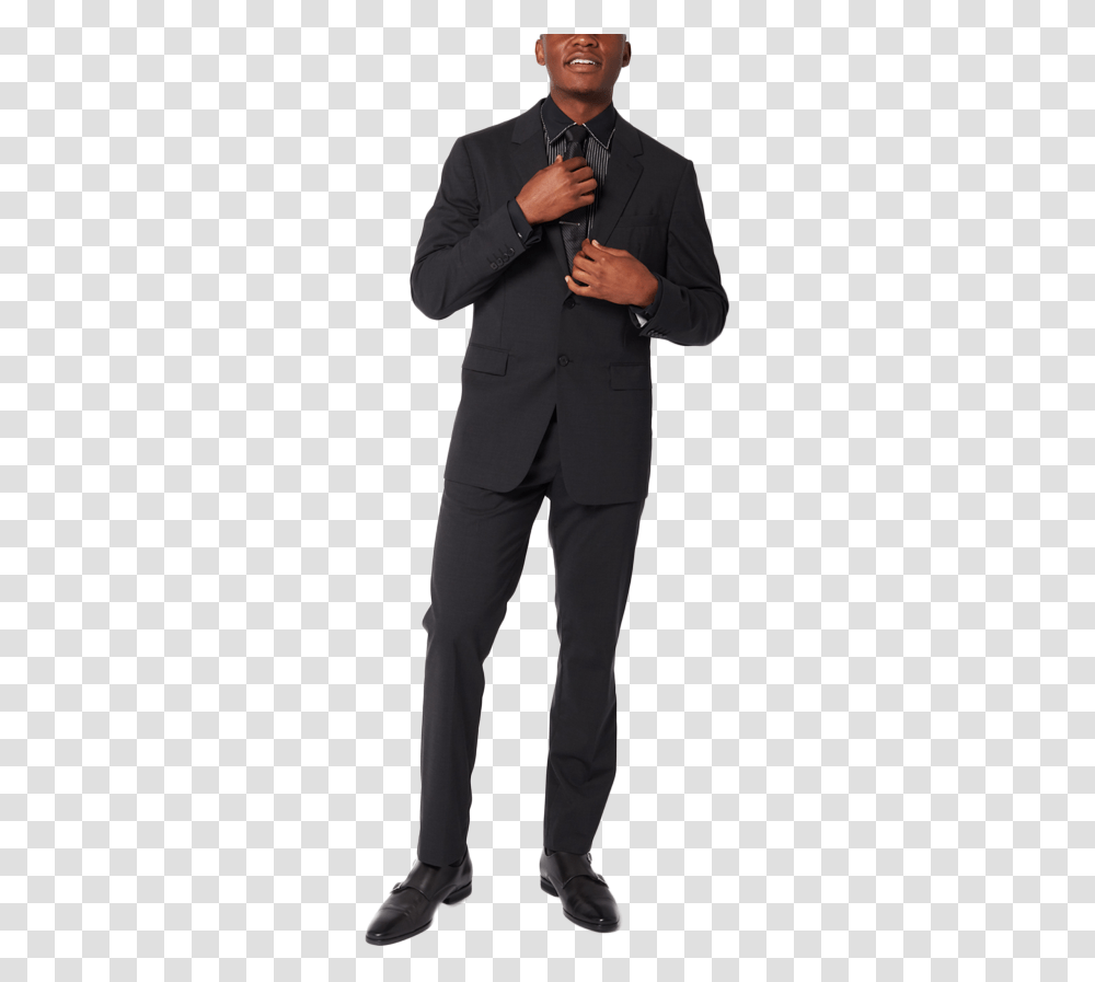 The Perfect Suit For Every Type Of Guy Standing, Overcoat, Clothing, Tuxedo, Person Transparent Png