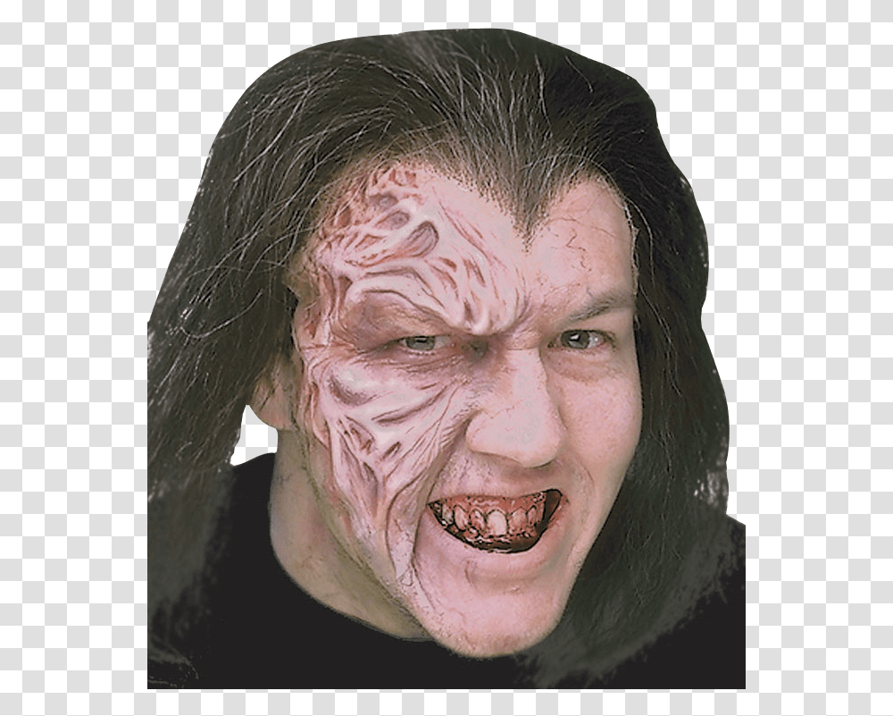 The Phantom Face Prosthetic Special Effects Make Up, Head, Person, Teeth, Mouth Transparent Png