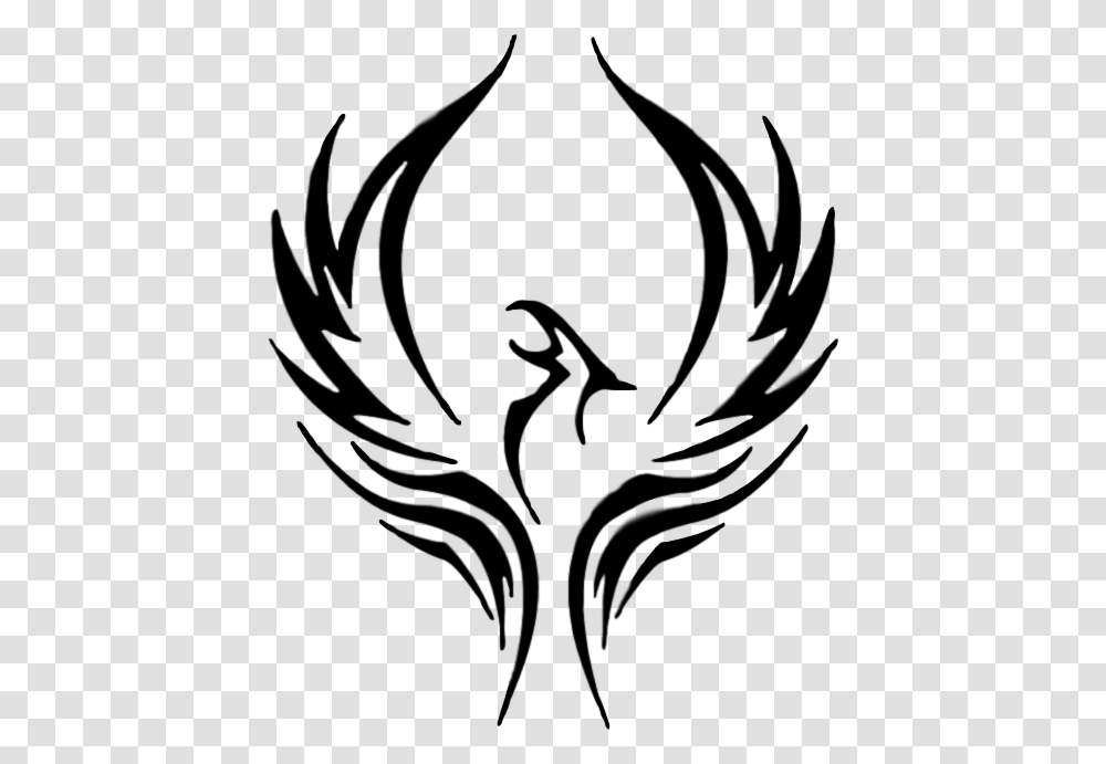 The Phoenix Theory Phoenix Rising Tattoo Black, Gray, World Of Warcraft Transparent Png