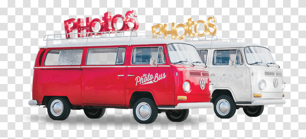 The Photo Bus Features Buses 2 Compact Van, Fire Truck, Vehicle, Transportation, Caravan Transparent Png