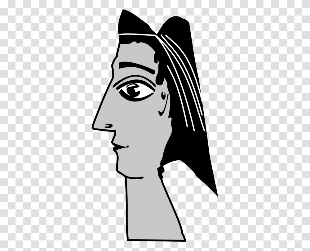 The Picasso Sculpture Abstract Art Painting Download Free, Person, Face, Stencil Transparent Png