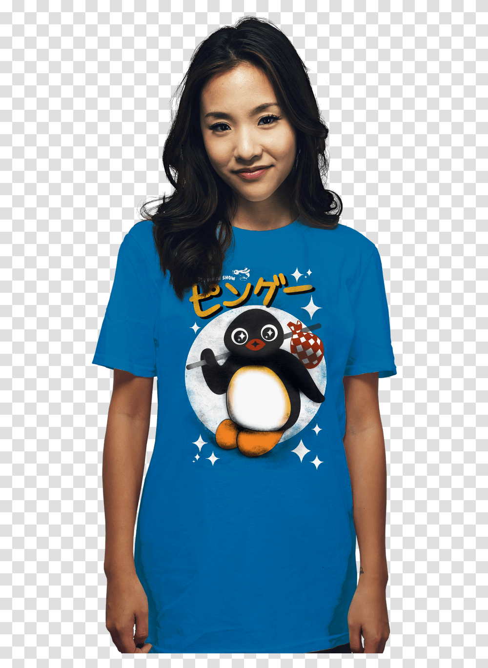 The Pingu Show Aggretsuko T Shirt Glow In The Dark, Apparel, T-Shirt, Person Transparent Png
