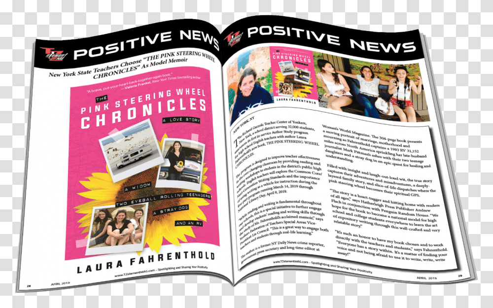 The Pink Steering Wheel Chronicles Magazine, Person, Human, Flyer, Poster Transparent Png