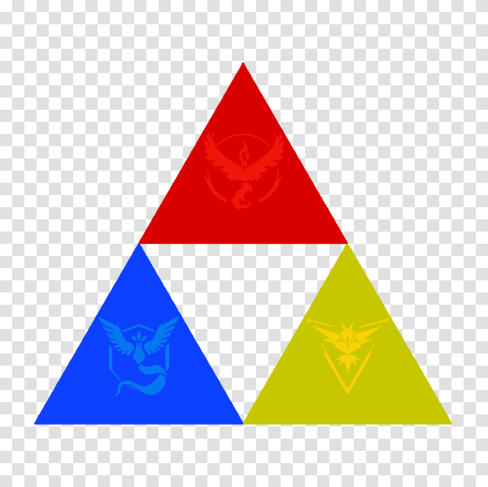 The Pokemon Go Triforce Pokemongo, Triangle Transparent Png