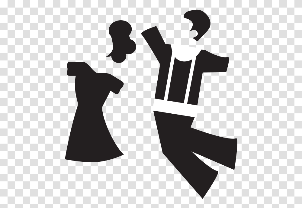 The Polka Ballroom Dancing And Salsa Dancing Clipart Illustration, Priest, Bishop, Silhouette Transparent Png