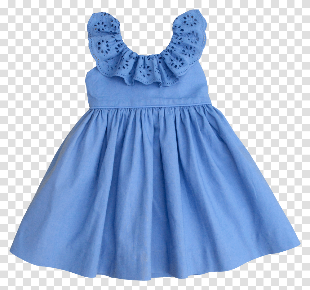 The Poppy Dress In Sky Blue Transparent Png