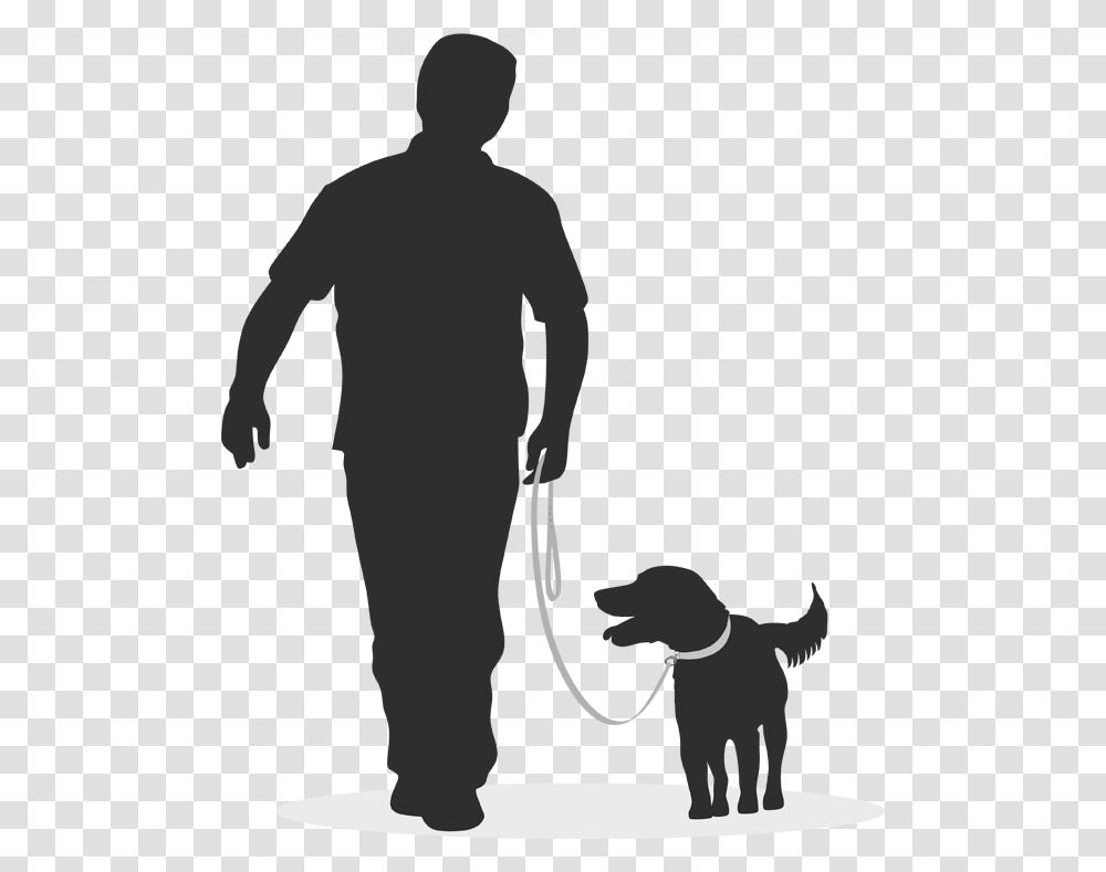 The Power Of Positive Reinforcement Dog With Leash Clipart, Silhouette, Person, Hand Transparent Png