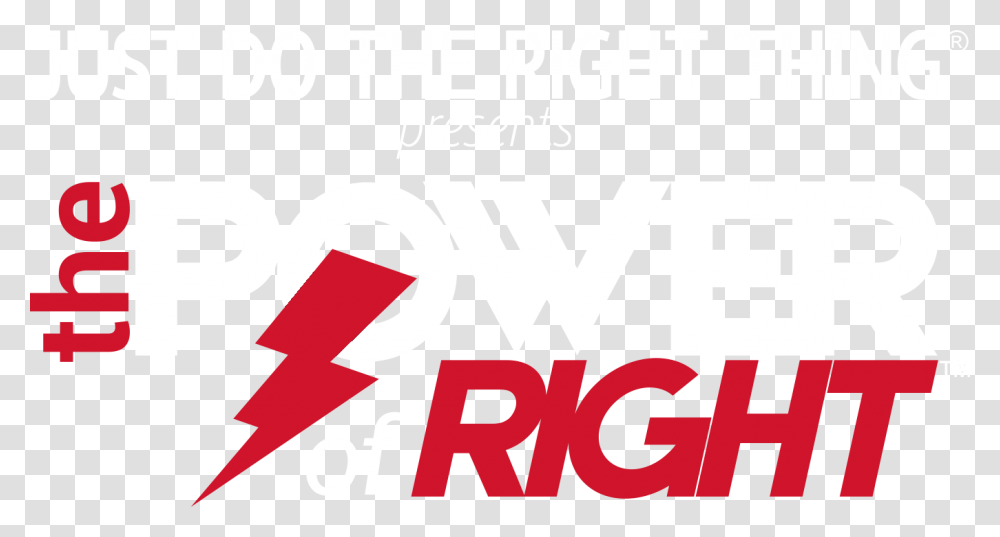 The Power Of Right Presented, Label, Poster, Advertisement Transparent Png