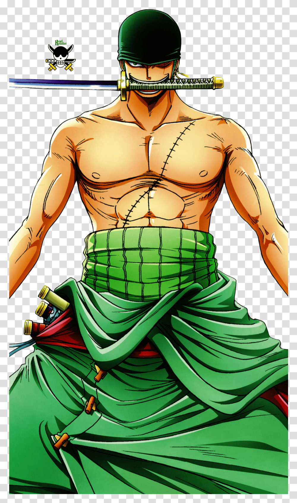 The Power Of Zoro Zoro One Piece Hd, Person, Human Transparent Png