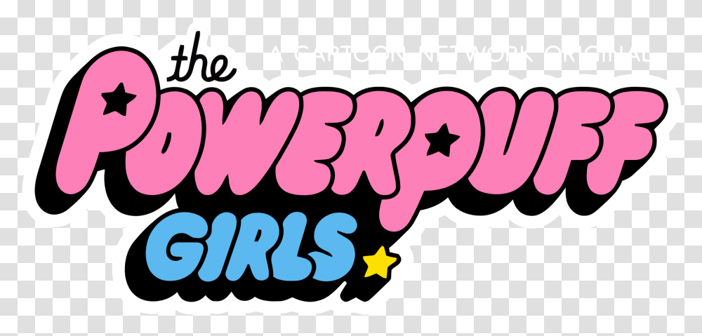 The Powerpuff Girls Reboot Logo, Label, Sticker, Alphabet Transparent Png