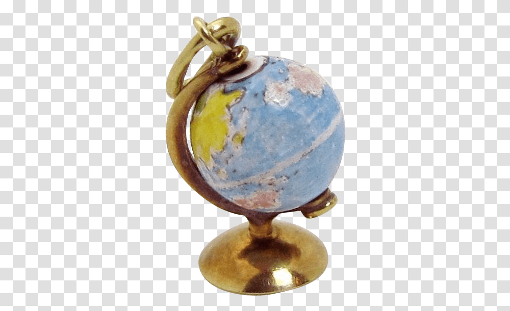 The Price Of Gold 14k Globe Charmed Globe, Pottery, Fungus, Astronomy, Jar Transparent Png
