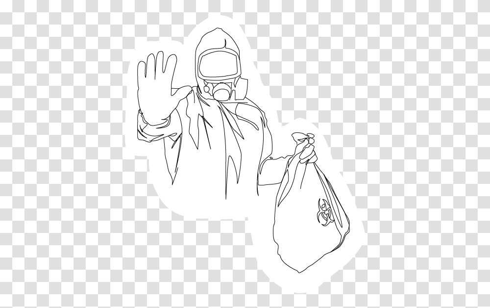 The Problems Salmon People Illustration, Person, Human, Hand, Bag Transparent Png