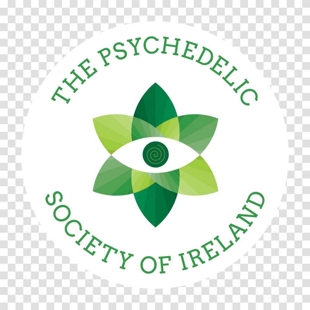 The Psychedelic Society Of Ireland Add Tagline, Logo, Trademark, Badge Transparent Png