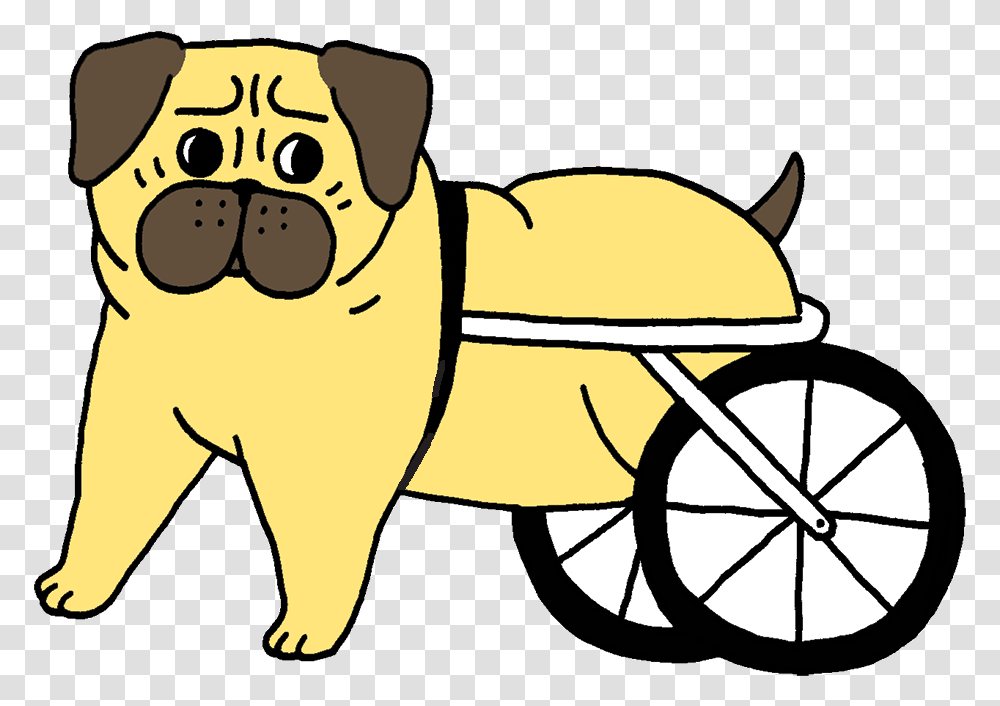 The Pug Crawl Is A Series Of Unfortunate Events Willamette Animated Puppy Gif, Animal, Canine, Mammal, Vehicle Transparent Png