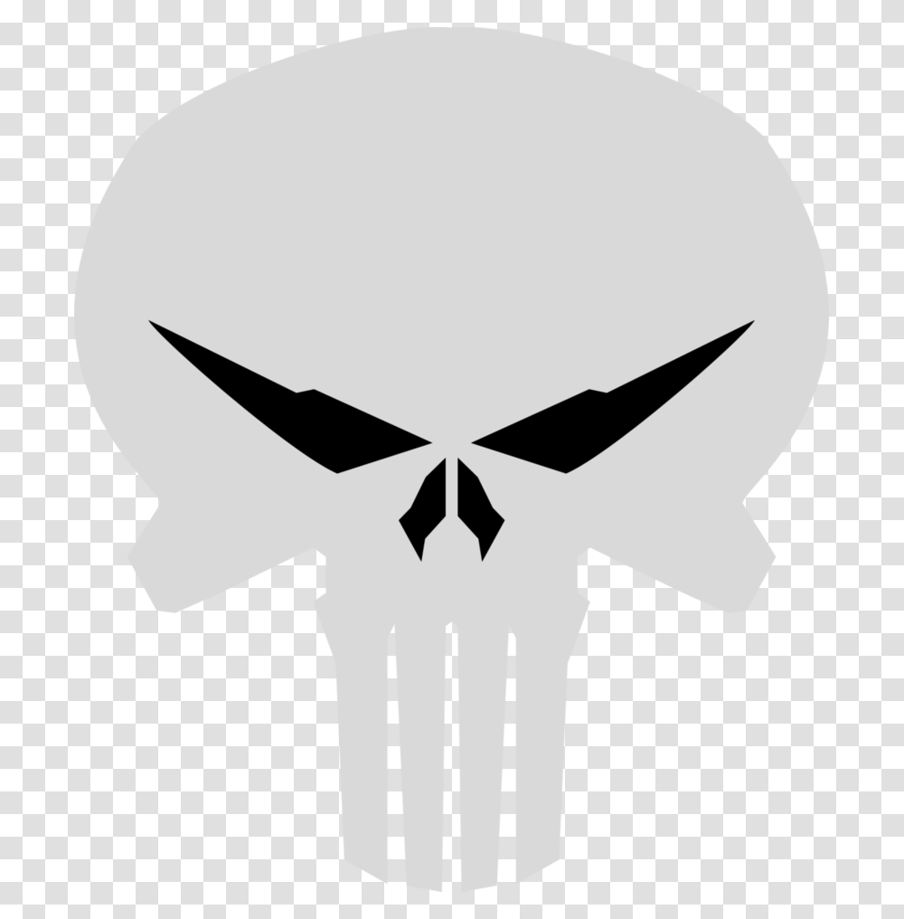 The Punisher Logo, Stencil, Hand, Recycling Symbol Transparent Png