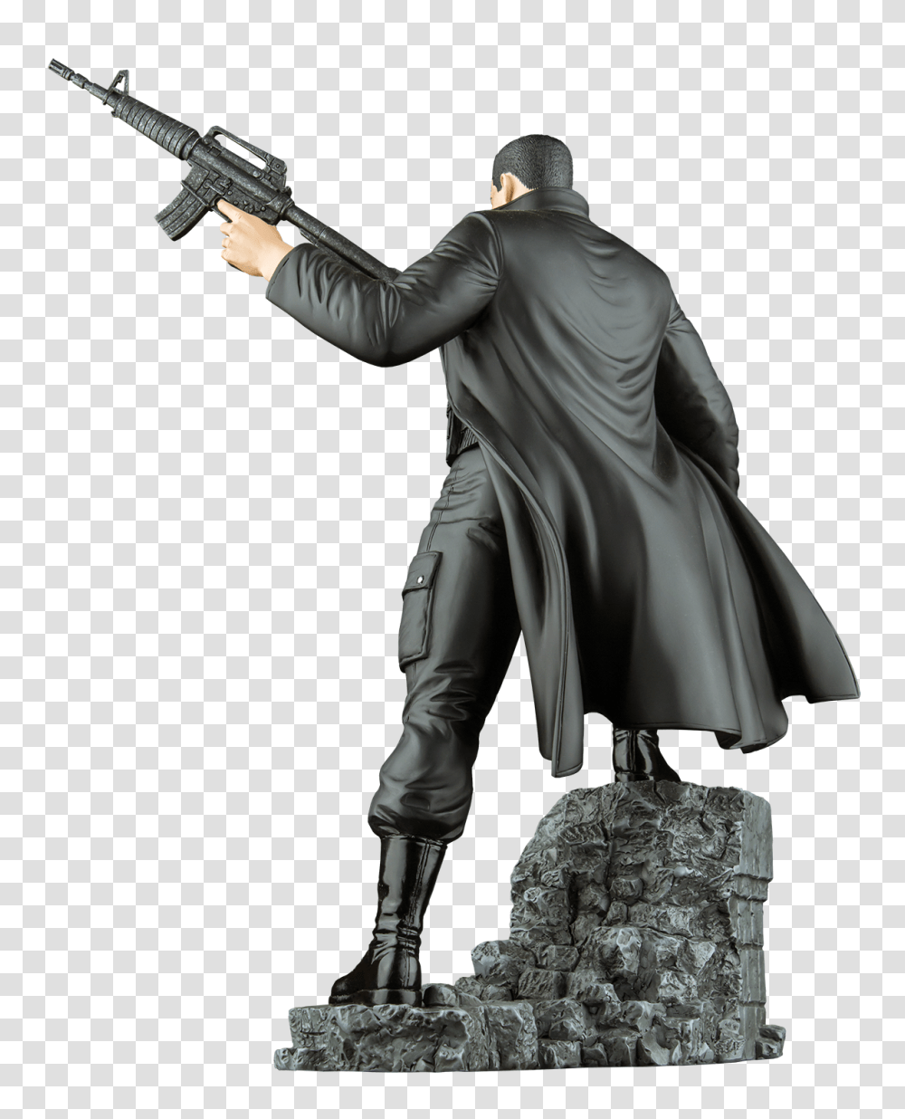 The Punisher Punisher Scale Limited Edition Statue, Person, Human, Weapon, Weaponry Transparent Png