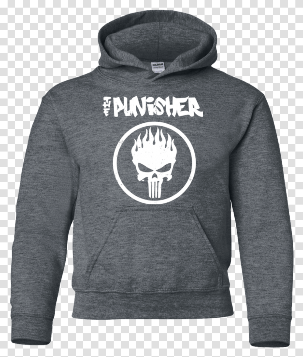 The Punisher Youth Hoodie Oggy And The Cockroaches Hoodie, Apparel, Sweatshirt, Sweater Transparent Png