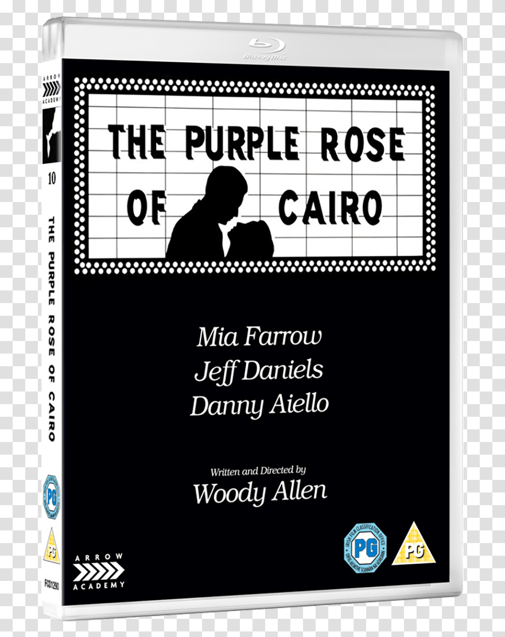 The Purple Rose Of Cairo Blu Ray Image Purple Rose Of Cairo Woody Allen, Person, Word, Advertisement Transparent Png