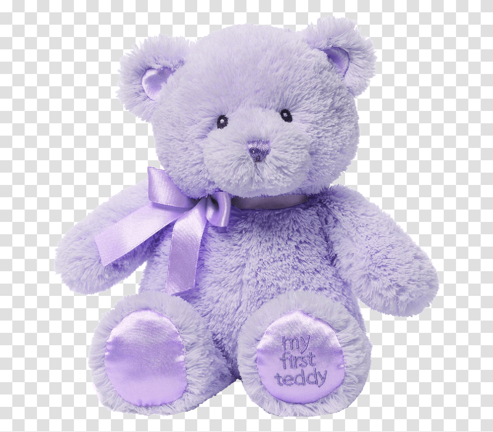The Purple Teddy Bear A Christmas Story Gund Stuffed Teddy Bear Doll, Toy, Plush Transparent Png
