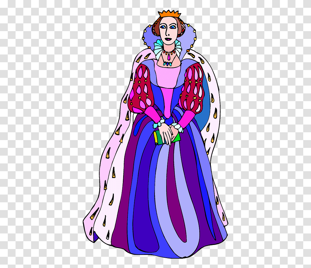 The Queen Clipart Free Download Creazilla Queen Clipart, Clothing, Fashion, Cloak, Female Transparent Png