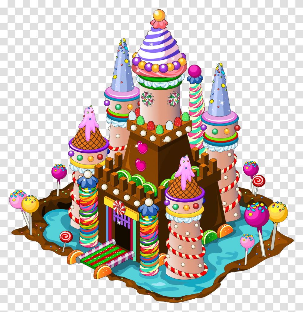The Quest For Stuff Wiki Candy Land Castle, Birthday Cake, Dessert, Food, Diwali Transparent Png