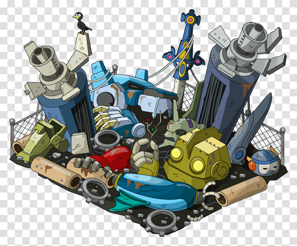The Quest For Stuff Wiki Engine, Robot, Machine, Bulldozer, Tractor Transparent Png