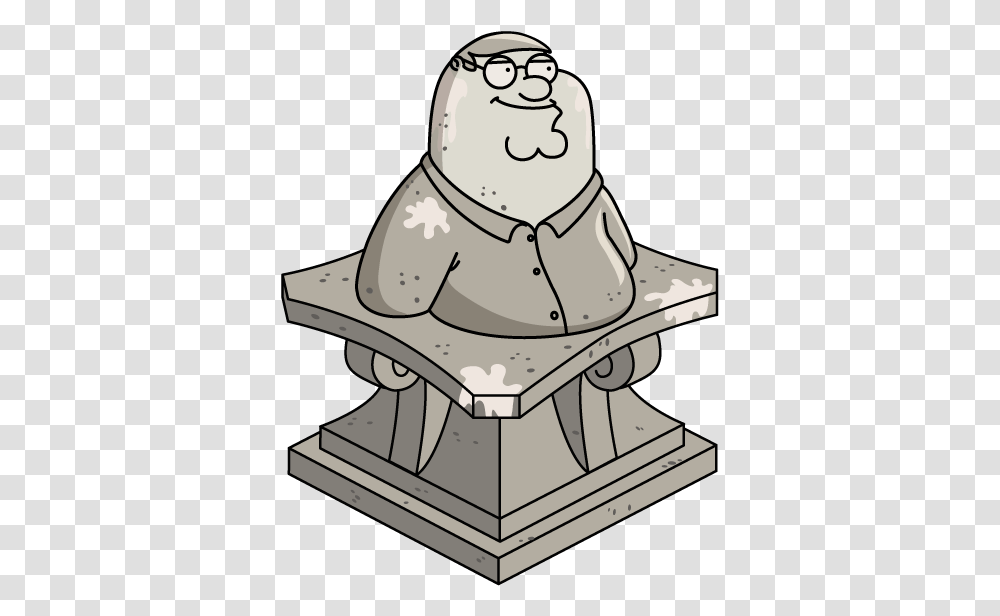 The Quest For Stuff Wiki Peter Griffin Statue, Chef, Female, Kneeling Transparent Png