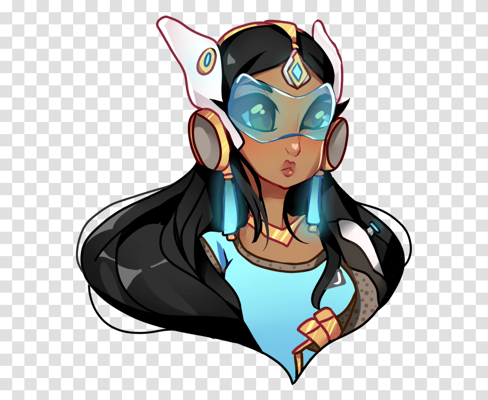 The Real Protar Overwatch Fan Art Symmetra, Person, Face, Water Transparent Png