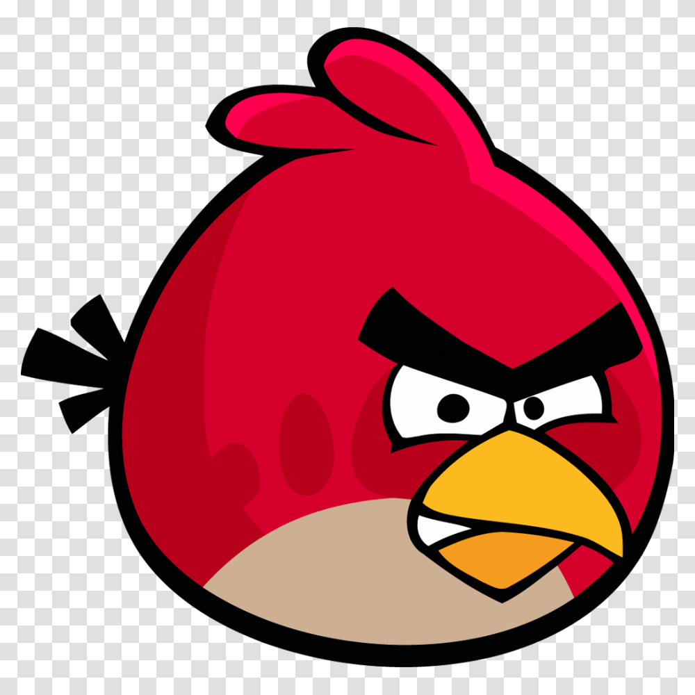 The Red Bird Is My Most Favorite Character From Angry Birds Transparent Png