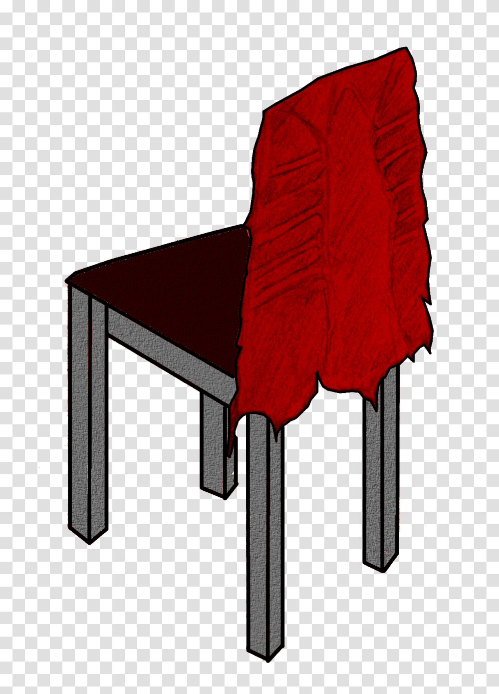 The Red Cape, Chair, Furniture, Table, Tabletop Transparent Png