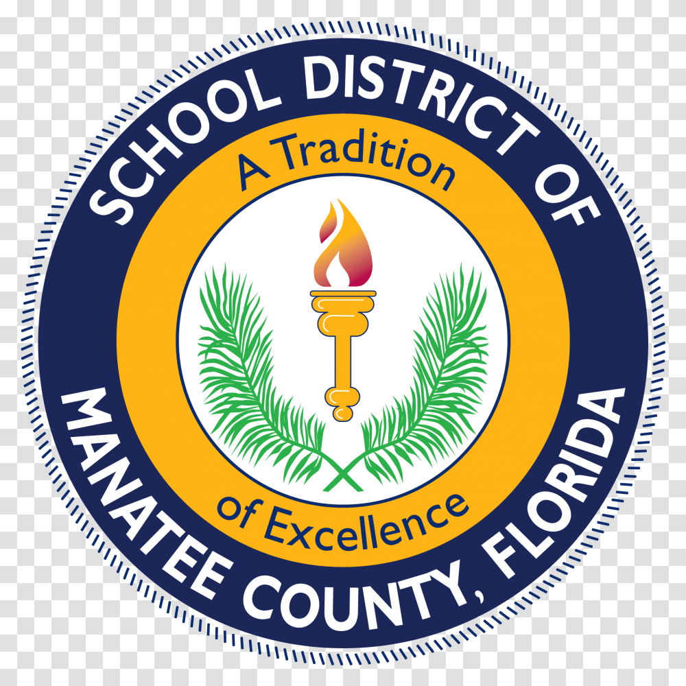The Reestablished Logo For The School District Of Manatee Manatee County Schools, Light, Torch, Trademark Transparent Png