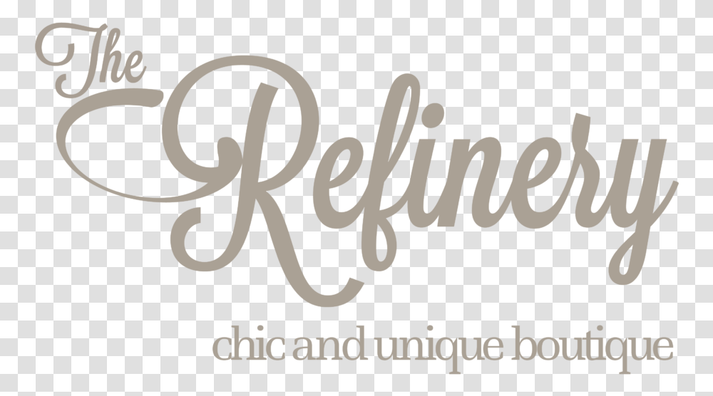The Refinery Logo Calligraphy, Handwriting, Label, Poster Transparent Png