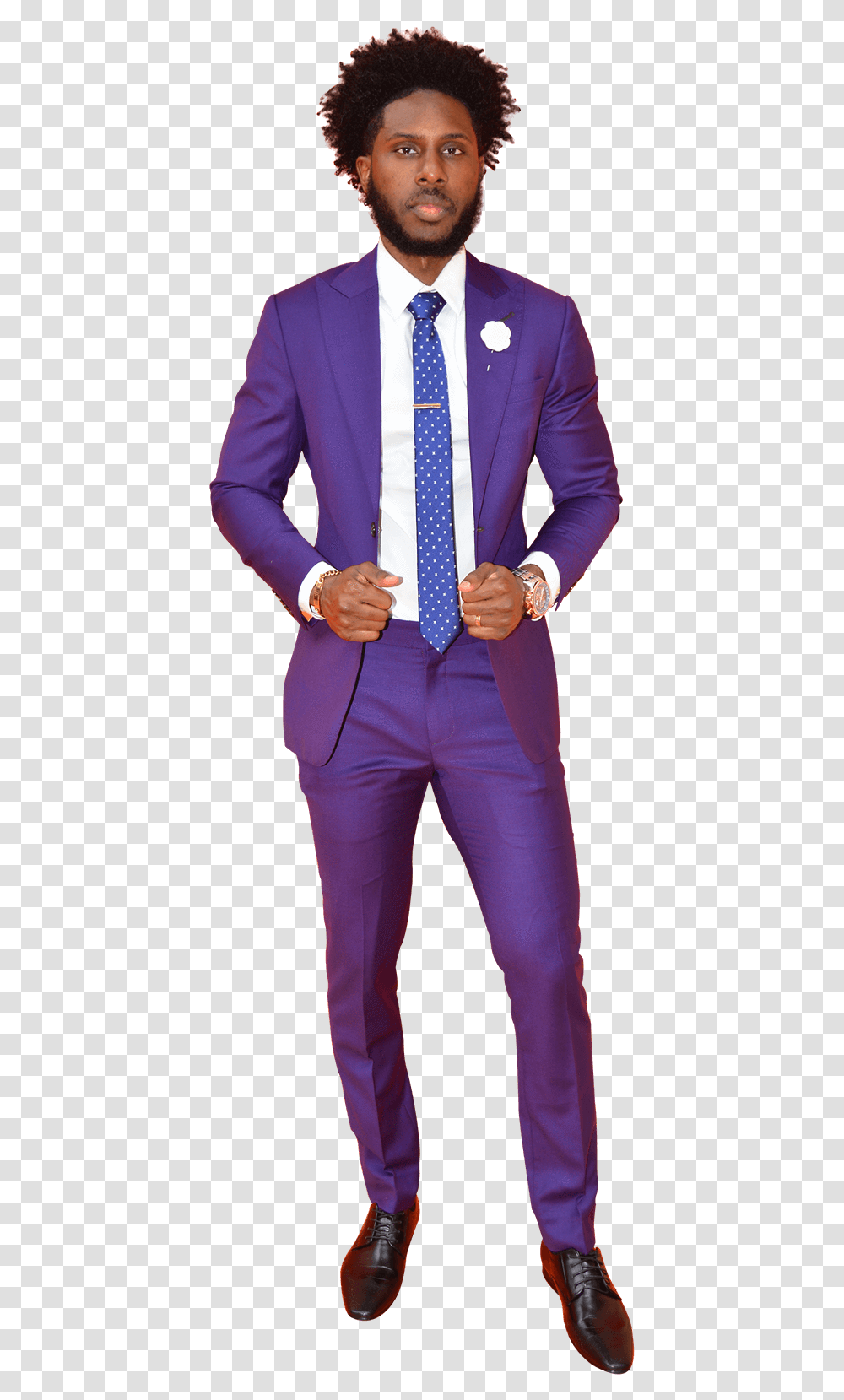 The Regal Purple SuitClass Lazyload Lazyload Fade, Tie, Accessories, Person Transparent Png