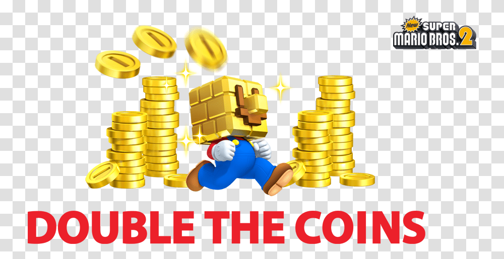 The Release Of New Super Mario Bros New Super Mario Bros 2 Gold Mario, Coin, Money, Gambling, Game Transparent Png