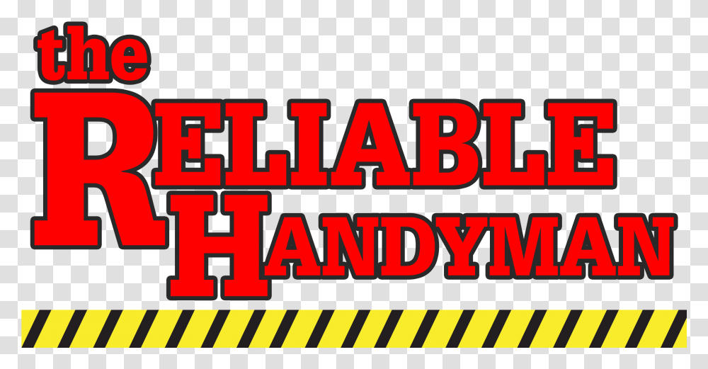 The Reliable Handyman Logo Carmine, Word, Alphabet, Label Transparent Png