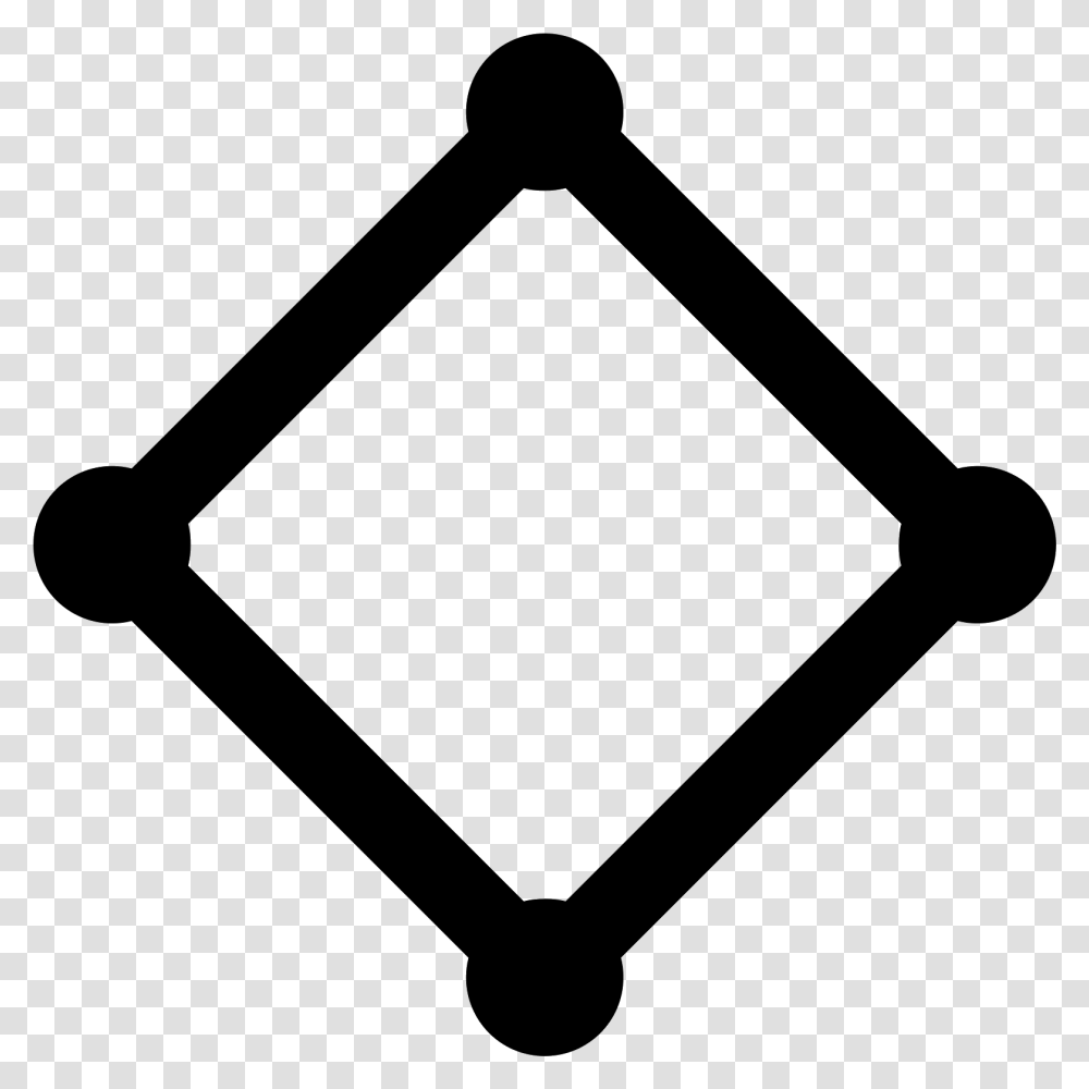 The Rhombus Is The Typical Shape Of Most Modern Baseball Modern Shapes, Gray, World Of Warcraft Transparent Png